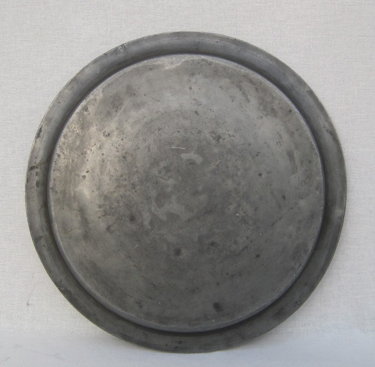 Service Tray, In Pewter. Early 19th Century.-photo-3