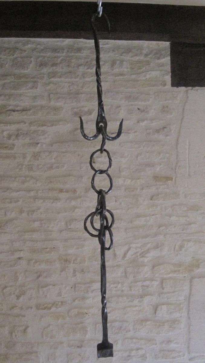 Rack Chains, Wrought Iron. Seventeenth And Eighteenth Century.-photo-2