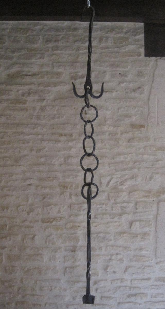 Rack Chains, Wrought Iron. Seventeenth And Eighteenth Century.-photo-2