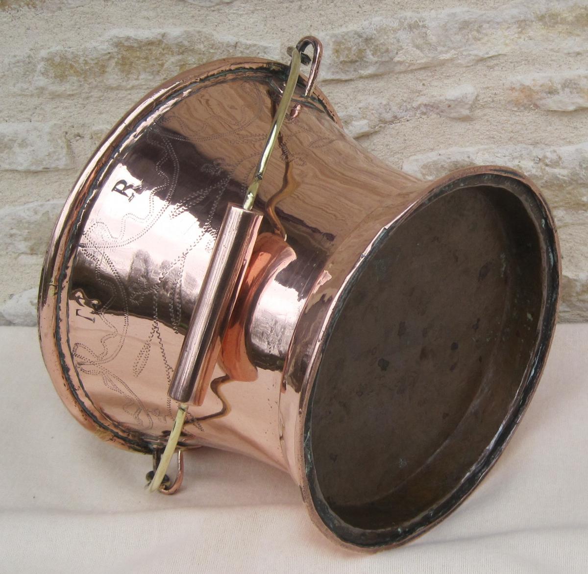 Copper Heater. End Eighteenth Century.-photo-5