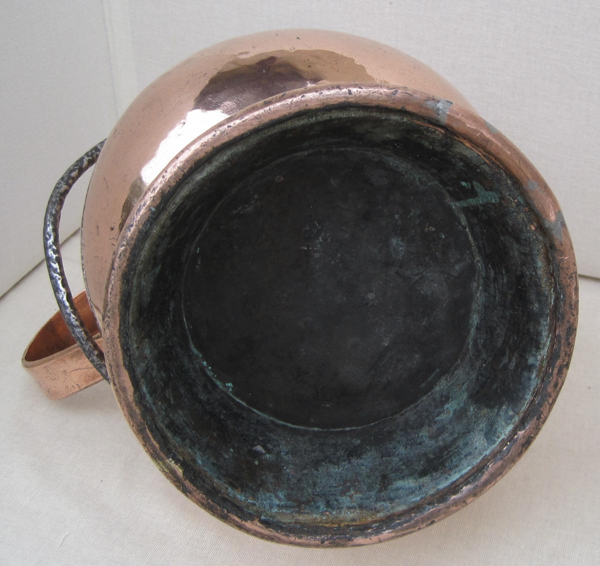 Coquemar In Copper. Marine Anchors Punches. Eighteenth Century-photo-8