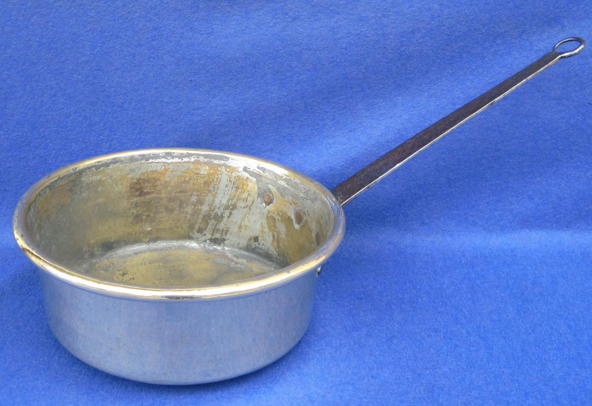 Brass Skillet. Early Nineteenth Century.-photo-2