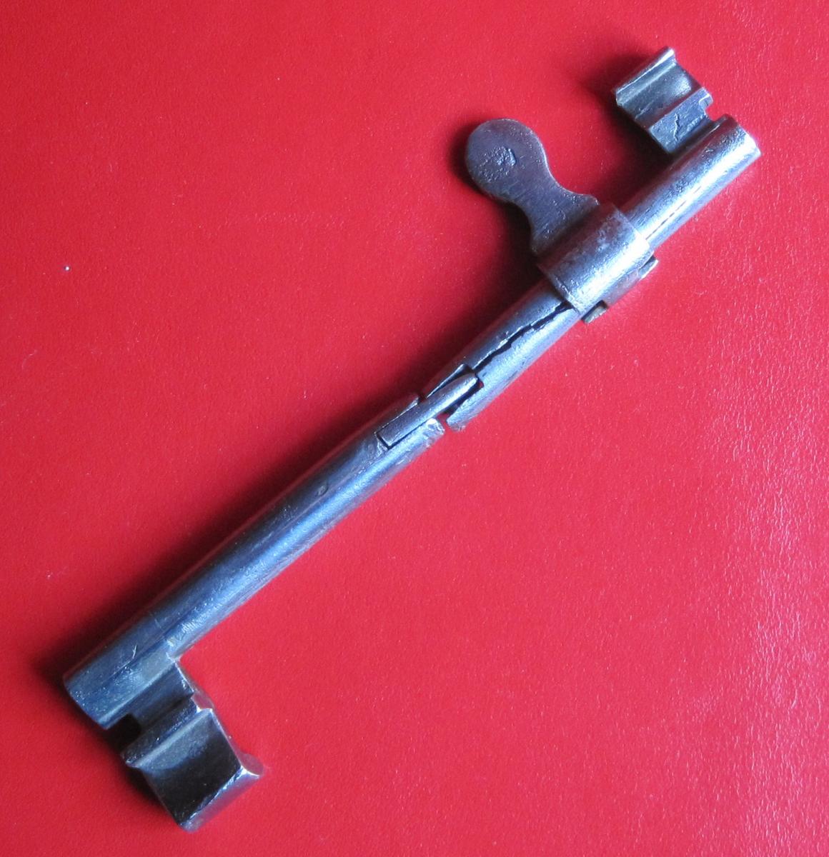 Folding Wrench, Wrought Iron. Early Nineteenth Century.-photo-2