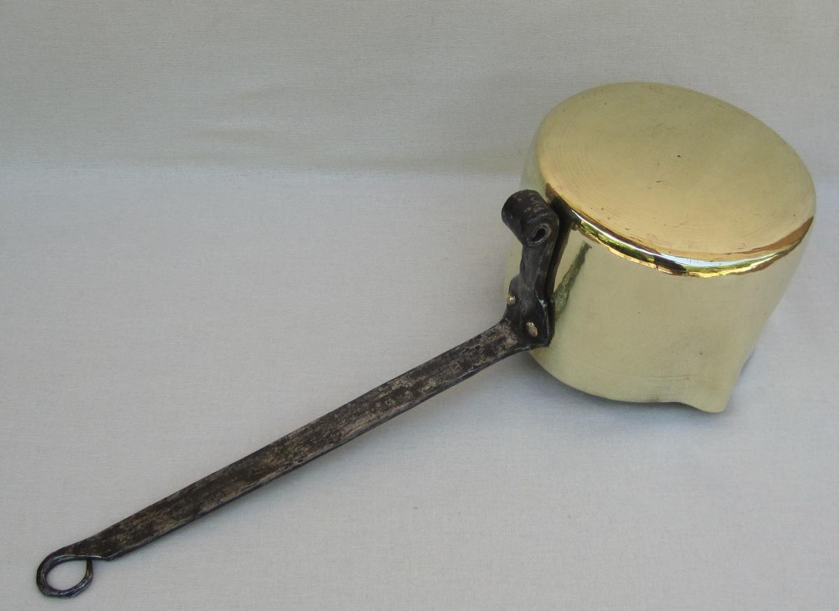 Keukenpan: Brass Pan. Flanders. Eighteenth Century-photo-2
