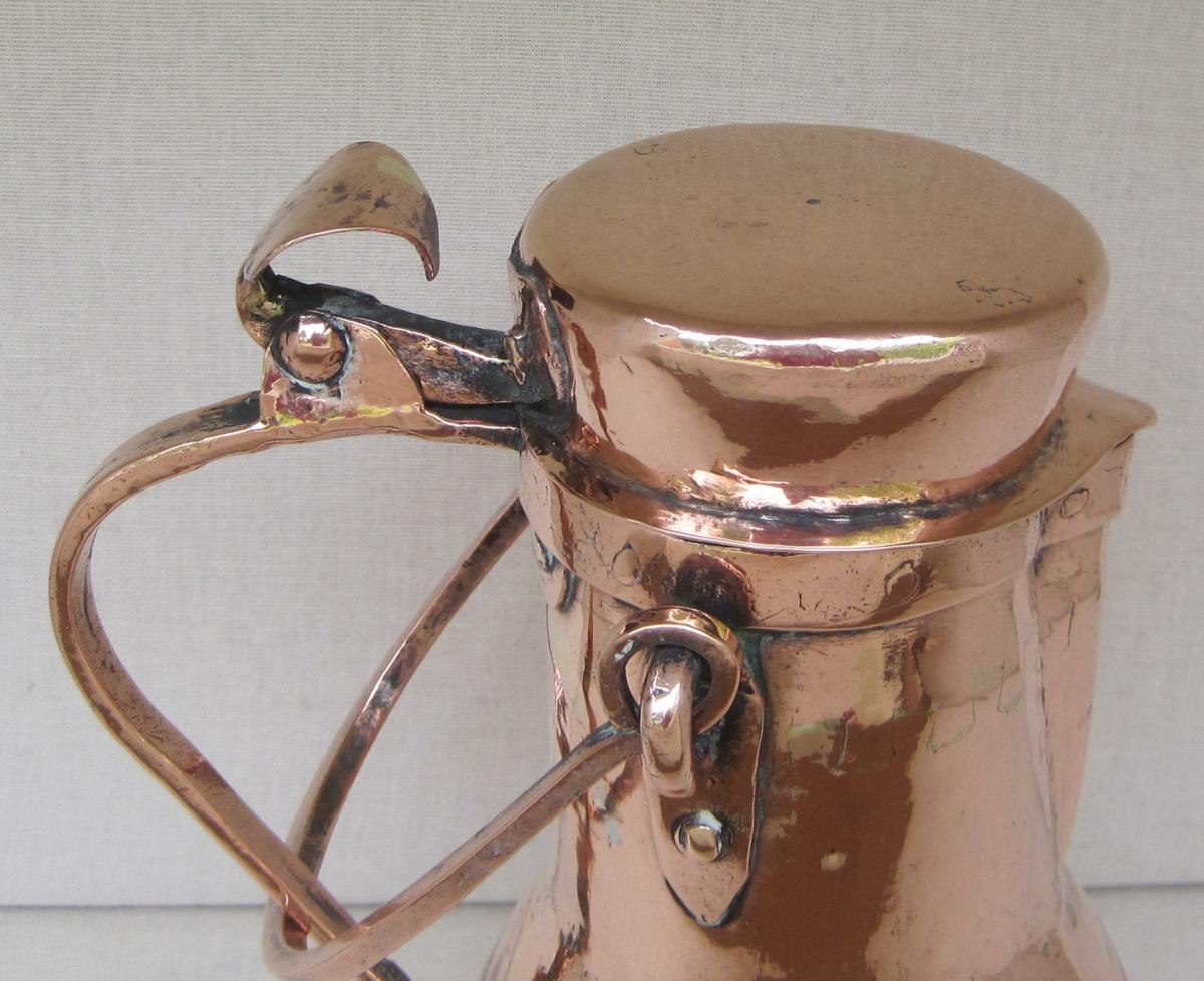 Coquemar Copper. Eighteenth Century-photo-2
