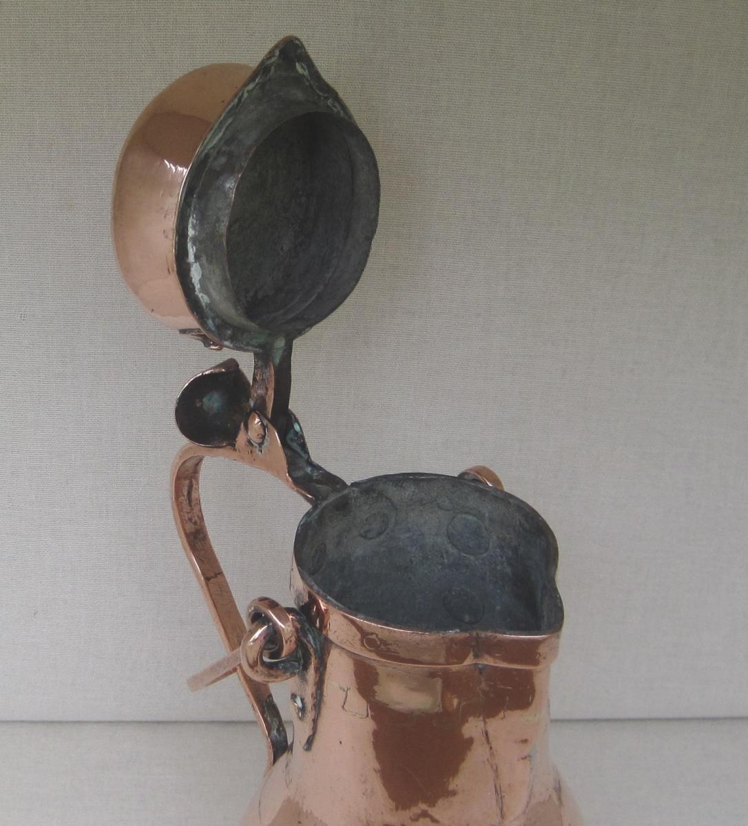 Coquemar Copper. Eighteenth Century-photo-4