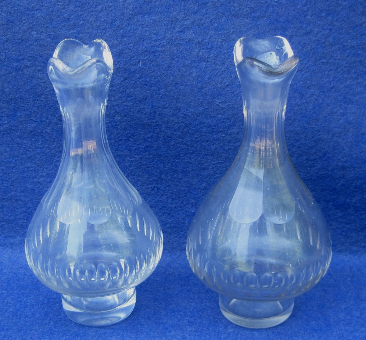 Two Oil Cruet Burettes. 19th Century.-photo-4