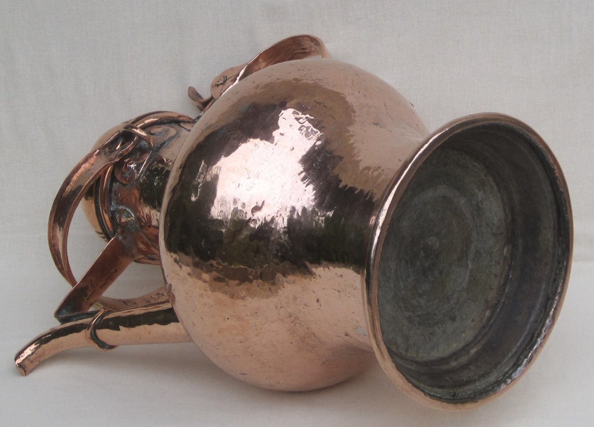 Wine Jug, Copper. Rhône Valley. 17th-18th Century.-photo-8