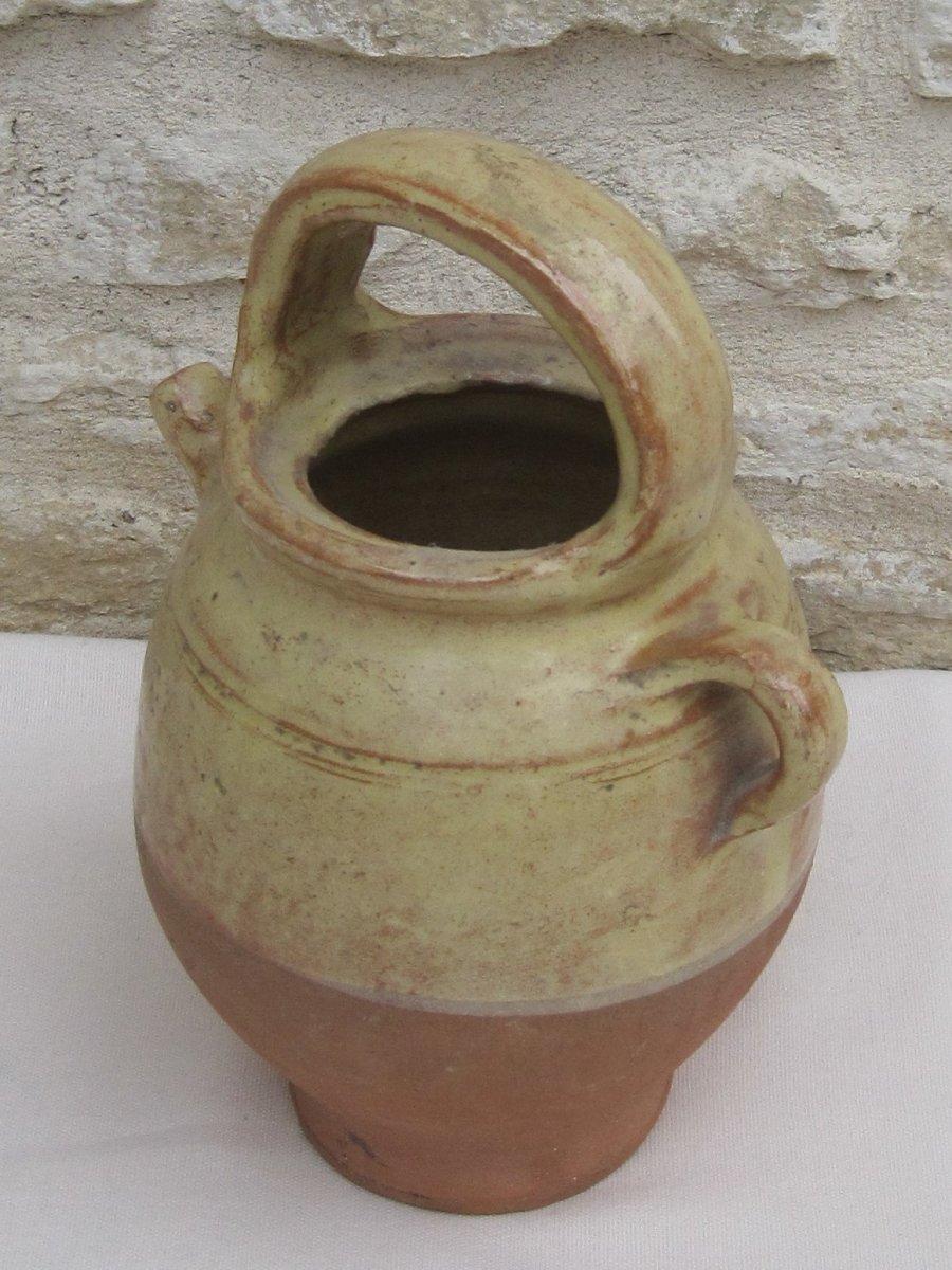 Apt Pottery? Small Jug. 19th Century.-photo-2