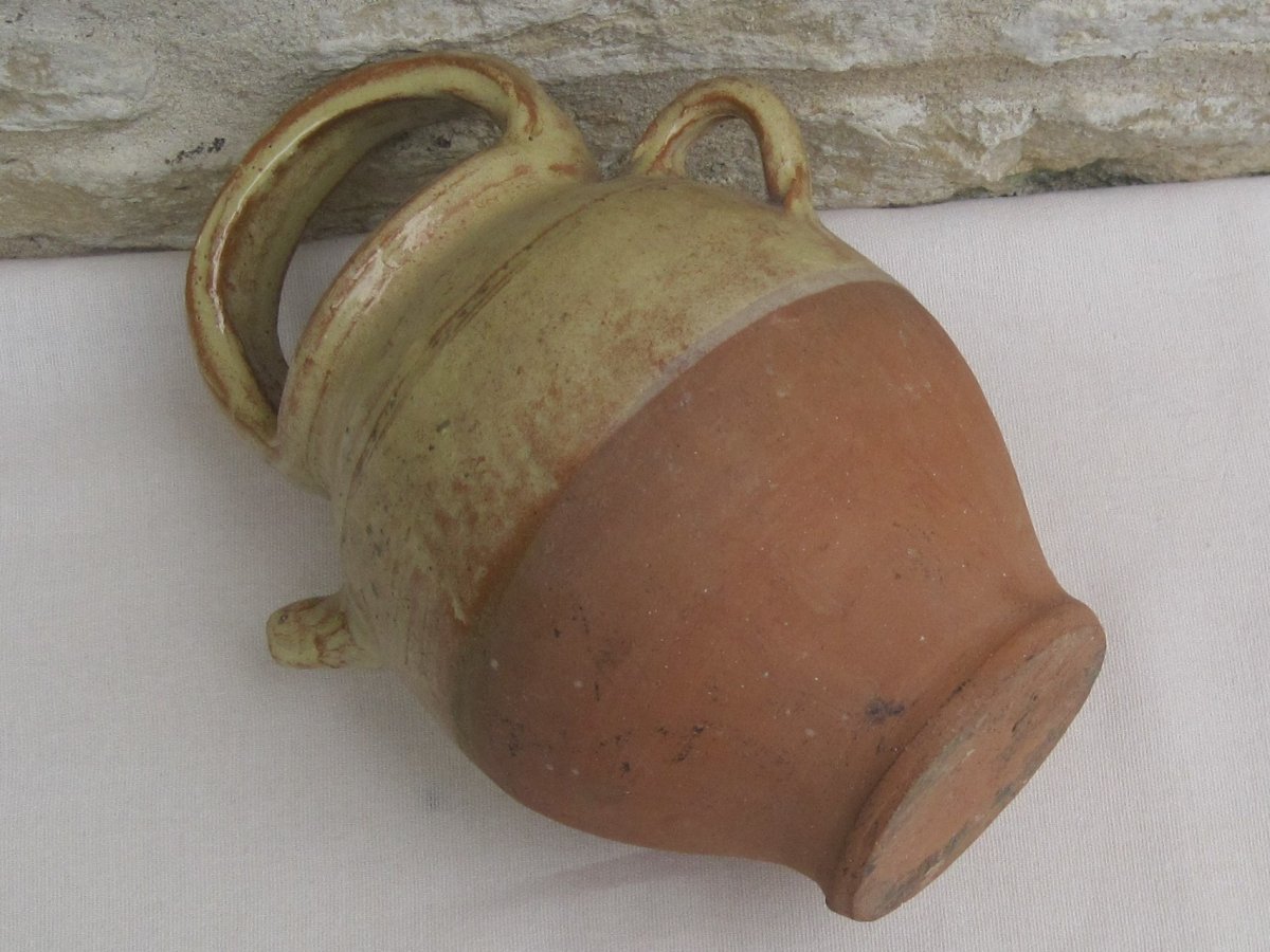 Apt Pottery? Small Jug. 19th Century.-photo-4