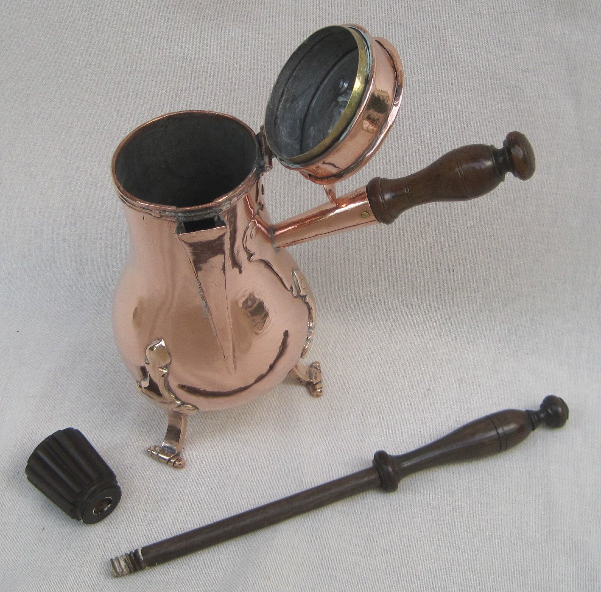 Copper Chocolate Maker. 18th Century.-photo-2