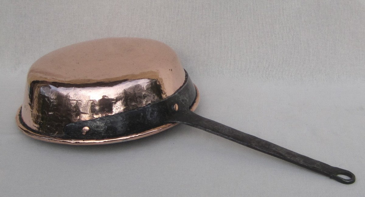 Copper Sauté Pan. 18th Century.-photo-2