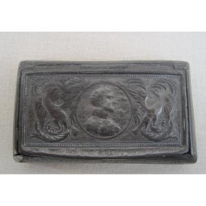 Pewter Snuffbox. Germany. Early 19th Century.