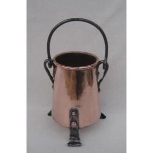 Small Copper Bucket. 18th Century.