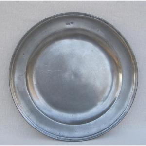 Large Pewter Venison Dish. Lille. Late 18th-early 19th Century.