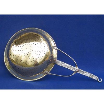 Brass Strainer. Eighteenth Century