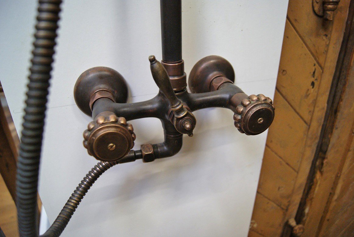 Range Of Antique Shower Taps, Antique Shower Head, Copper Shower Head-photo-2