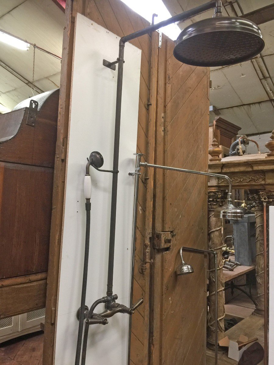 Gamme de robinets de douche antiques, pommeau de douche antique, pommeau de douche en cuivre