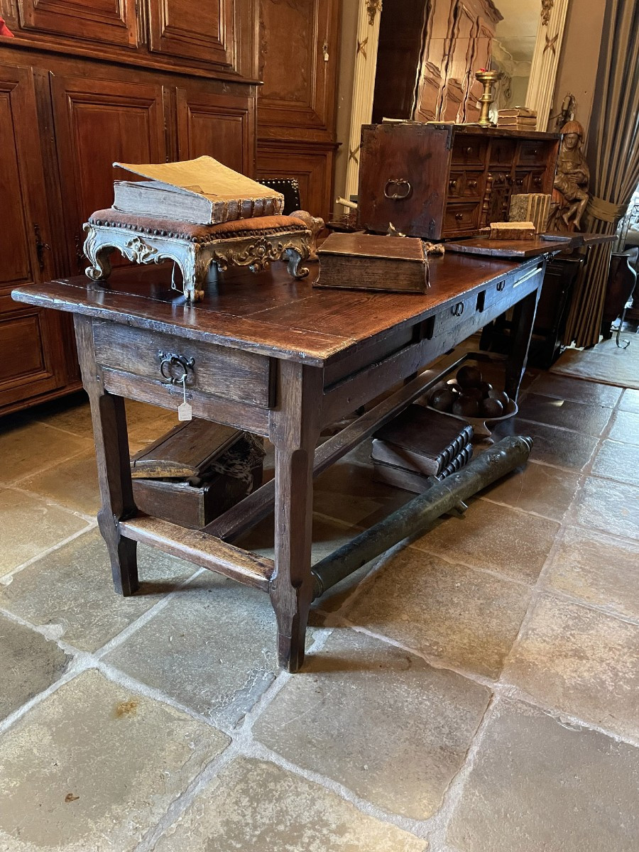 Antique Norman Monastery Table, Antique Oak Dining Table