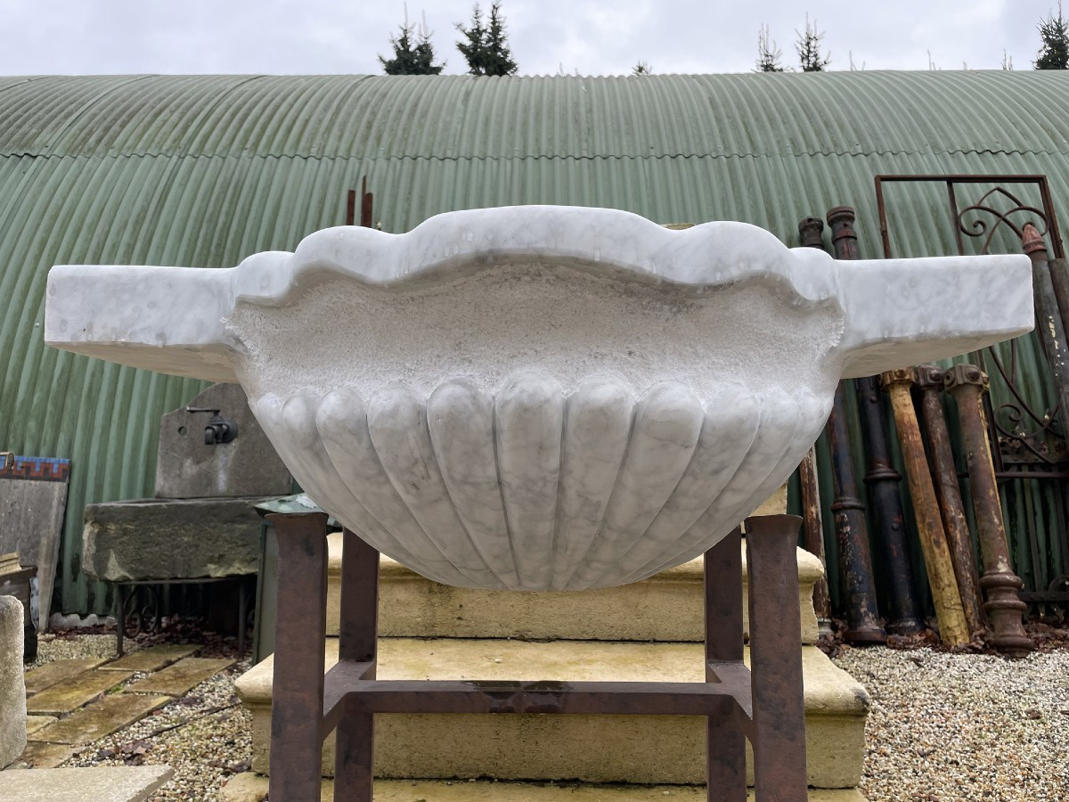 Italian Carrara Marble Sink-photo-2