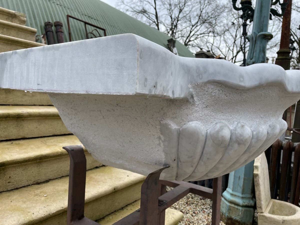 Italian Carrara Marble Sink-photo-4