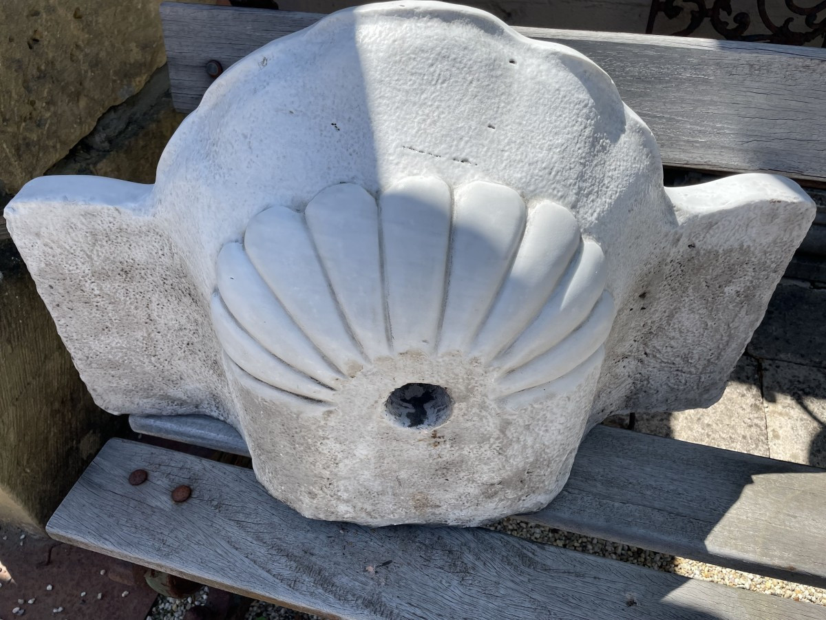 Italian Carrara Marble Sink-photo-1
