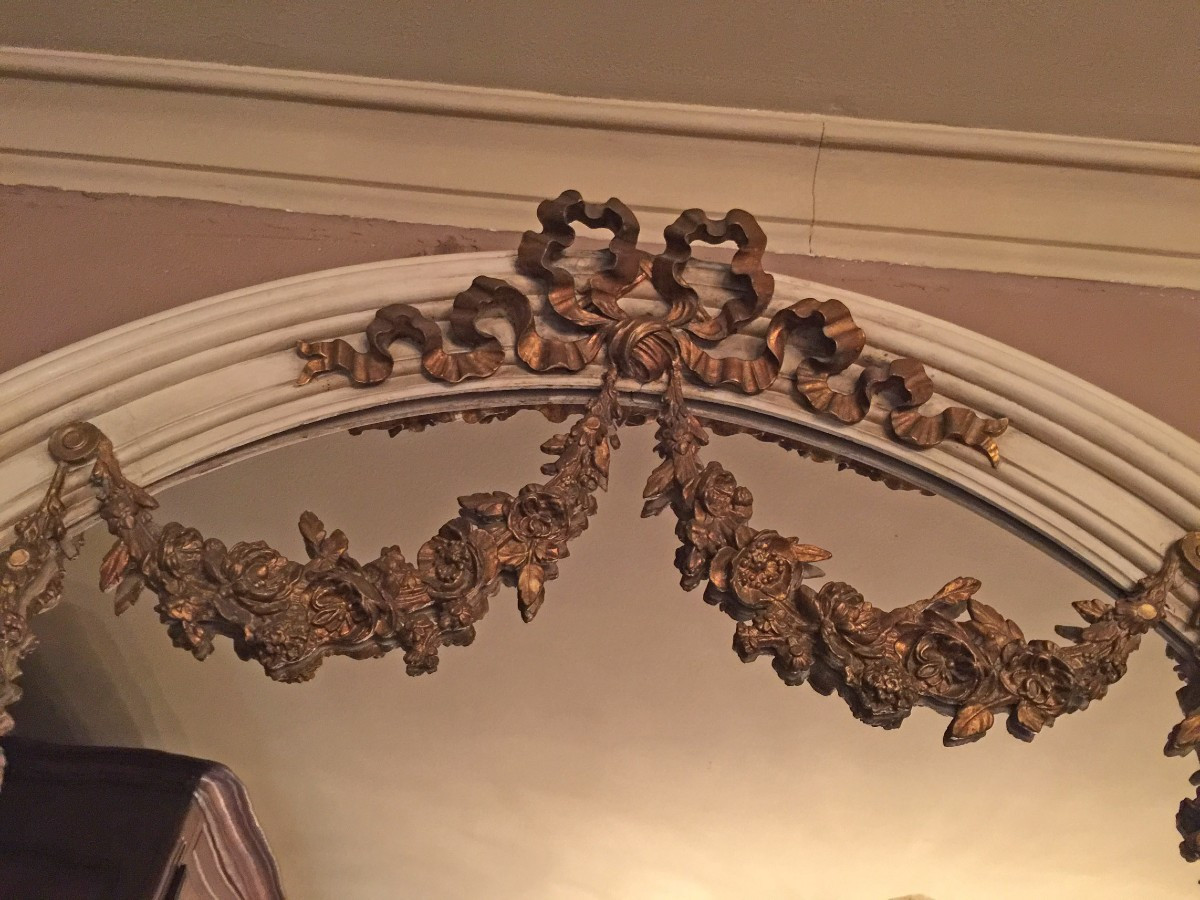 Antique Wall Mirror 19th Century-photo-2