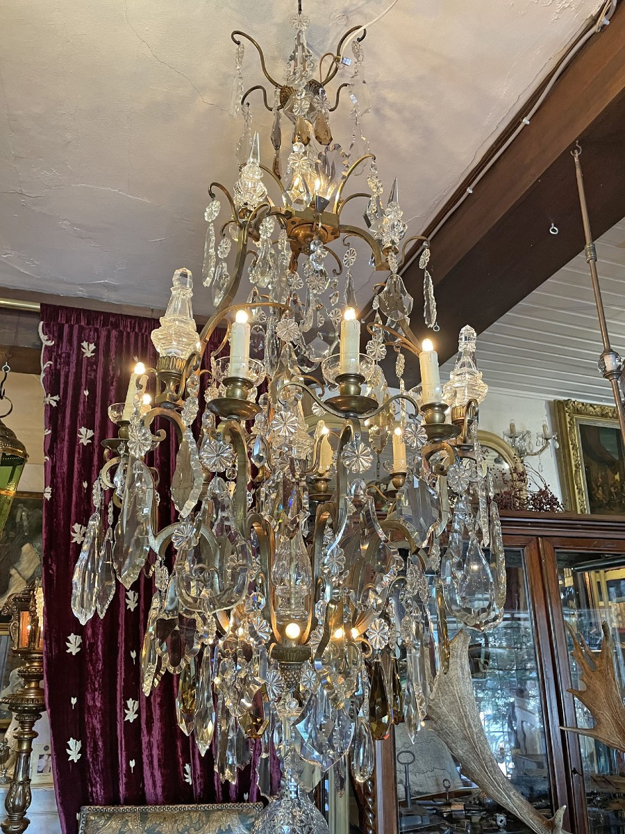 Antique French Castle Chandelier