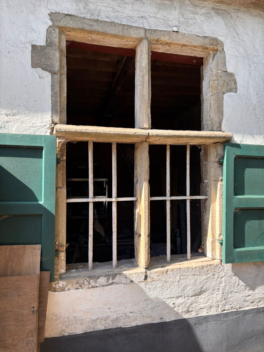 Antique Stone Cross Window-photo-3