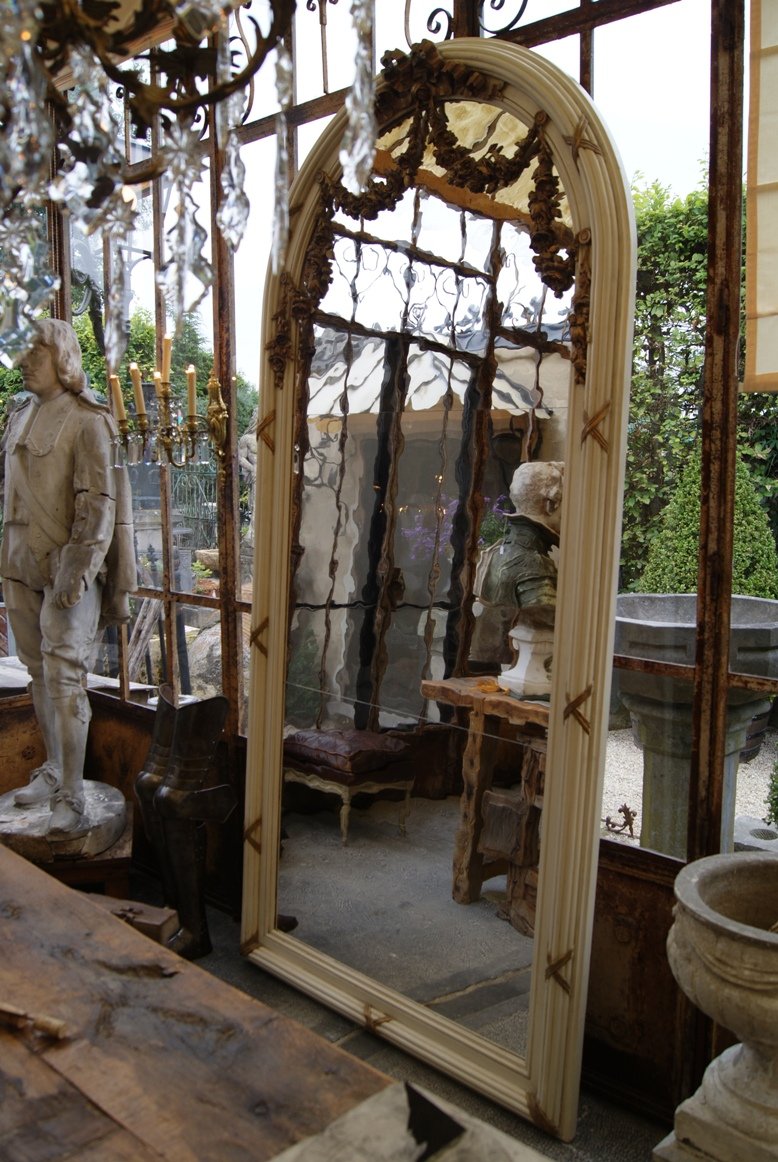 Antique Mirror, Antique Wall Mirror 19th Century