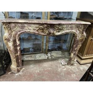 Antique Fireplace In Saint-rémy Marble