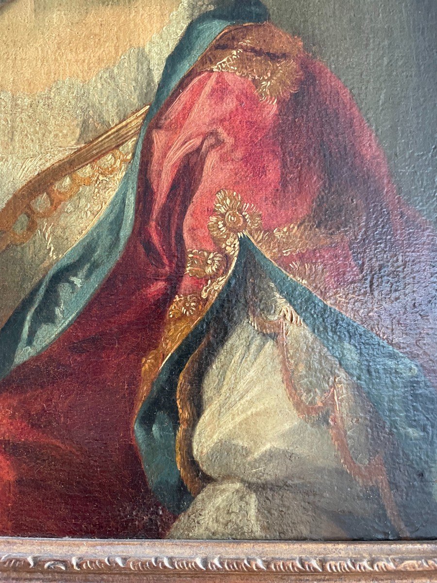 Portrait De Noble Louis XV-photo-3