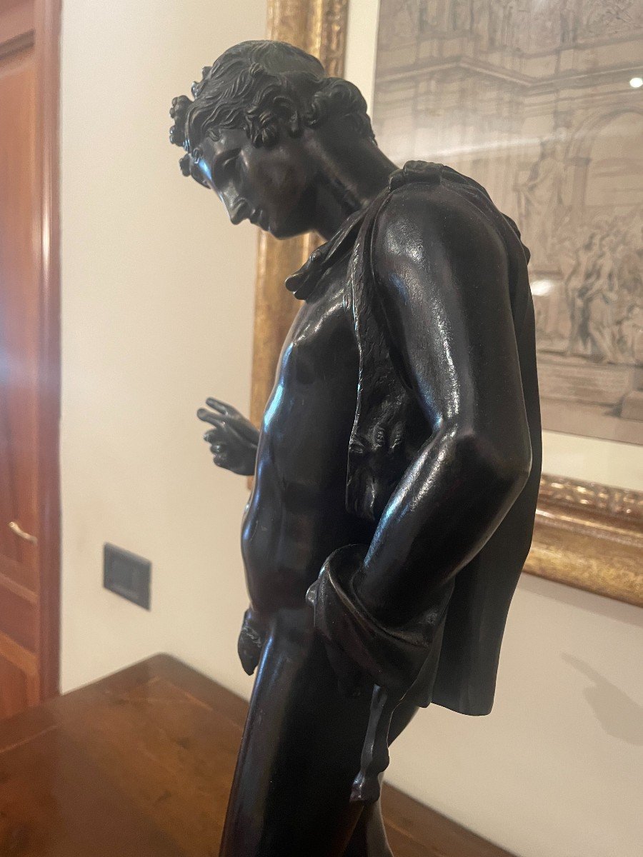 Narcissus Bronze Antique XIXth-photo-1