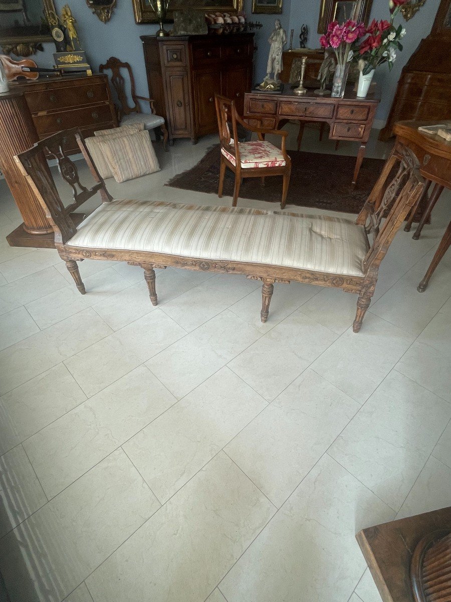 Banquette Louis XVI Italien-photo-4
