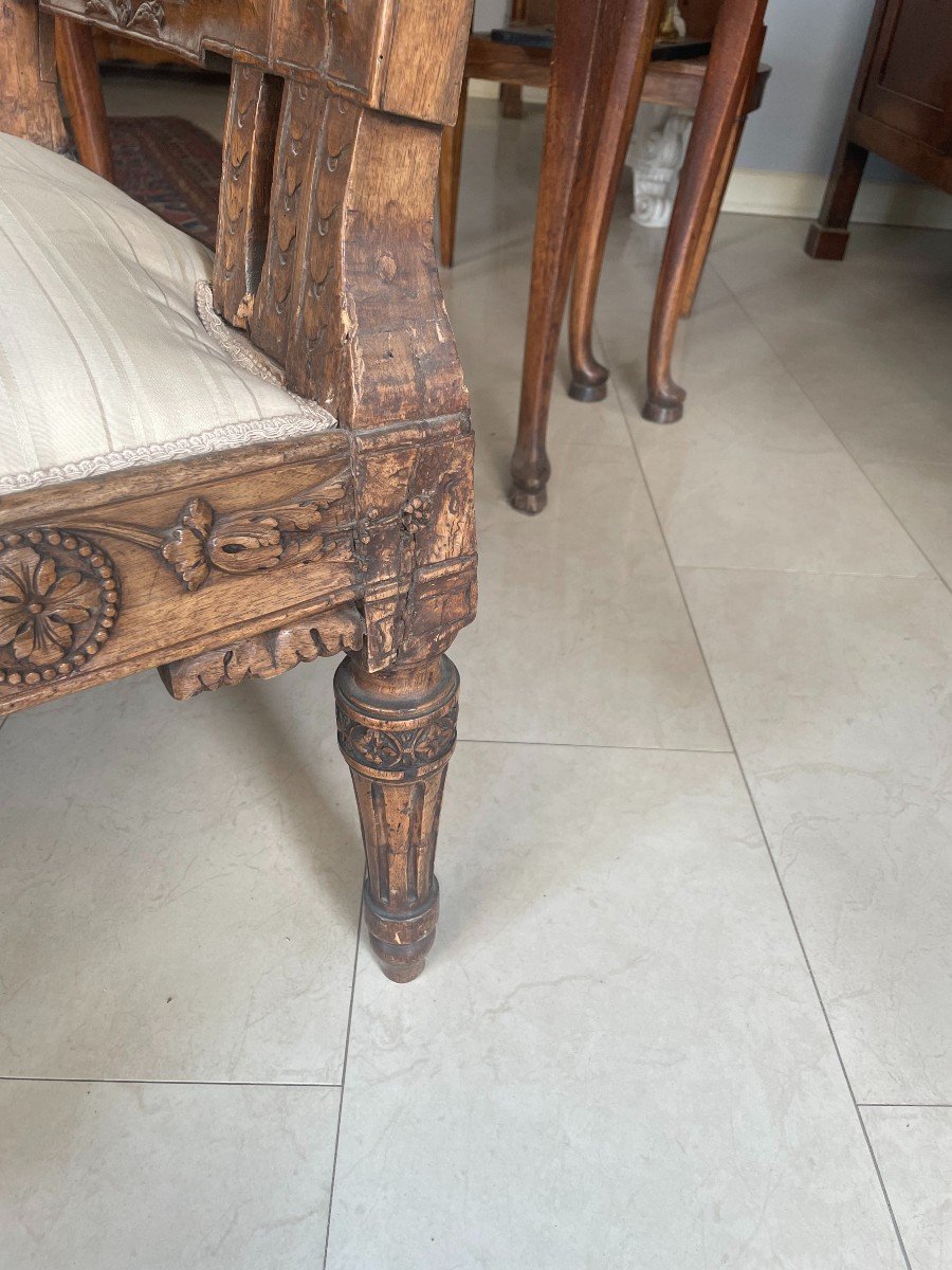 Banquette Louis XVI Italien-photo-4