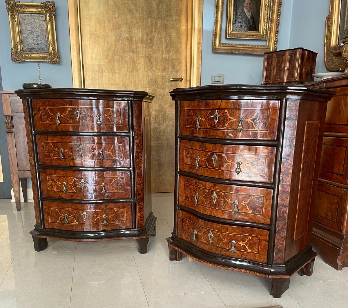 Pair Of Louis XV Cabinets-photo-4