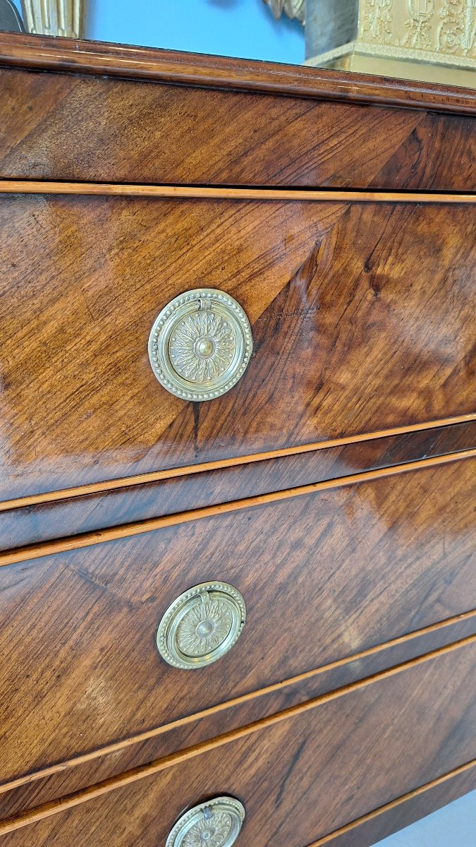 Commode Directoire Lombarde du début du XIXe siècle.-photo-2