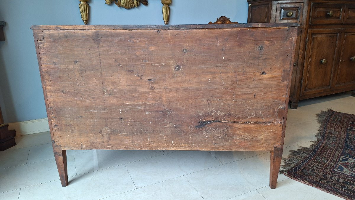 Commode Directoire Lombarde du début du XIXe siècle.-photo-2