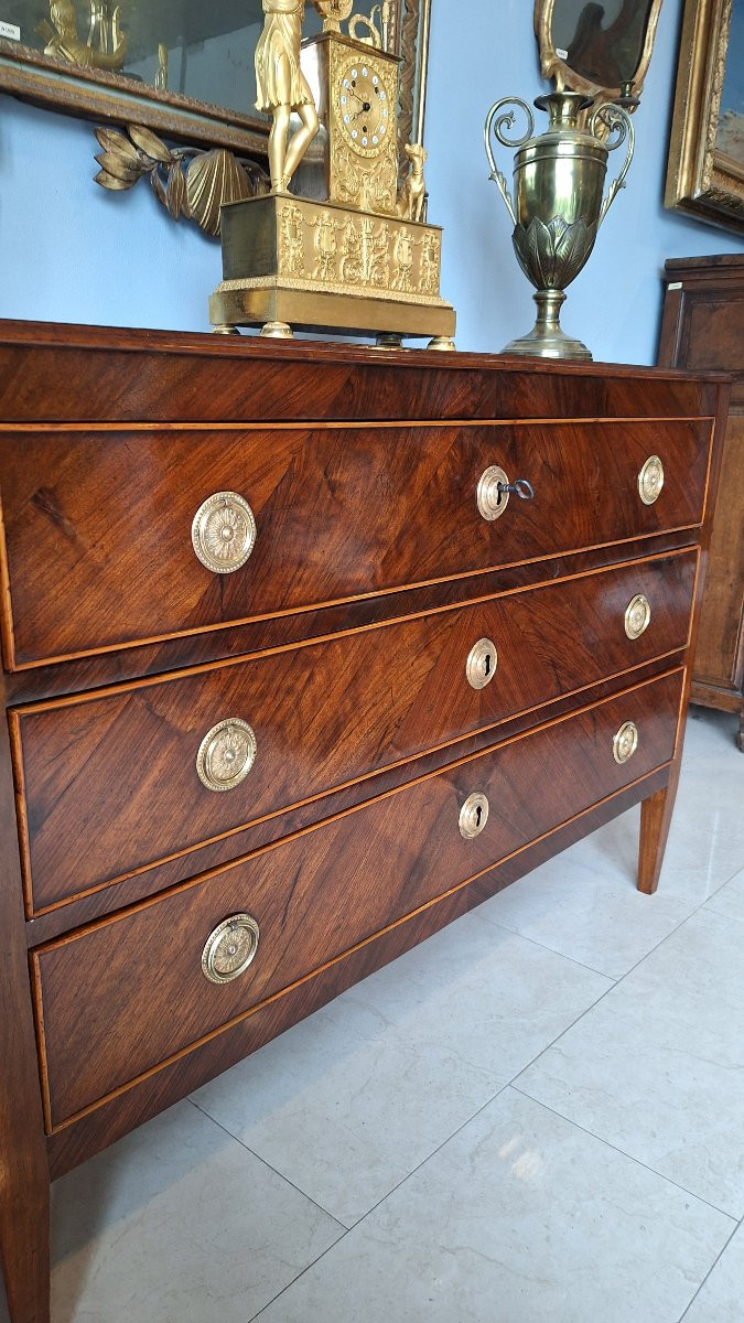 Commode Directoire Lombarde du début du XIXe siècle.-photo-7
