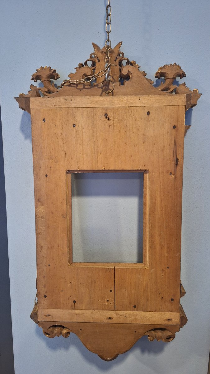 A Carved And Gilded Renaissance-style Newsstand Frame From The 19th Century.-photo-4