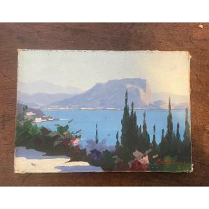 Small View Of Lake Garda By Gino Delai