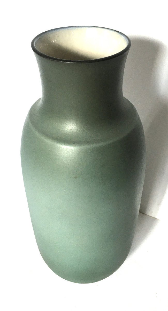 Cibourre, Rf, Rodolphe Fischer, 50s/60s Large Ceramic Vase-photo-2