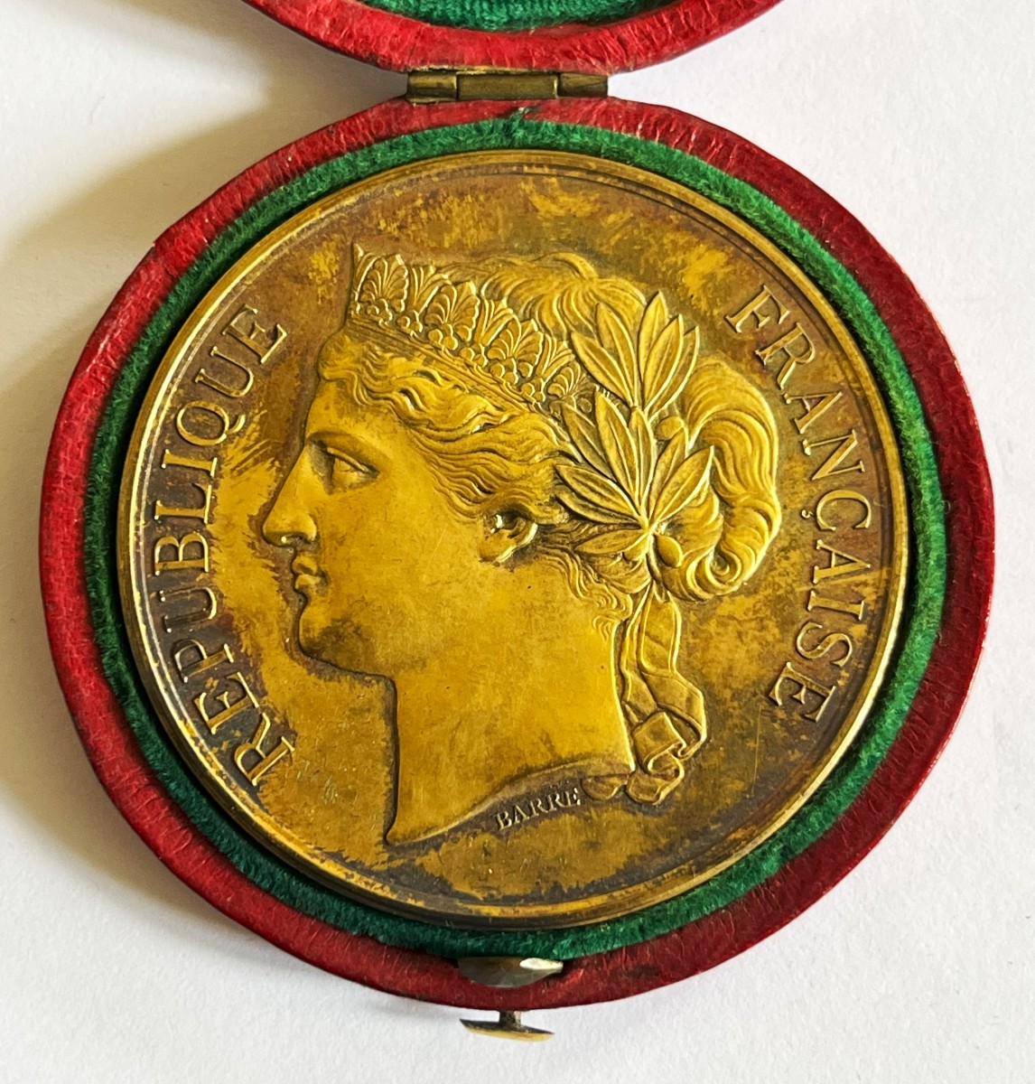Sénat, Médaille d'Identité En Argent Doré De 1879 Général Arnaudeau, Par Barre.