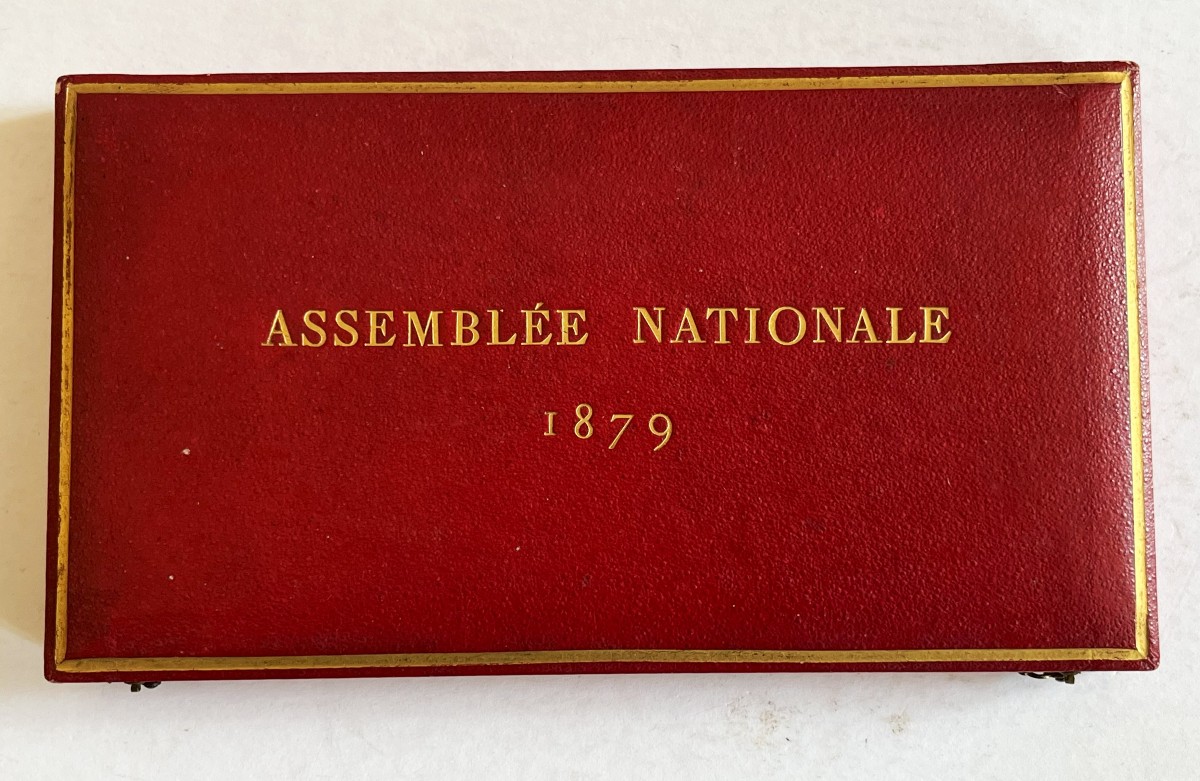 National Assembly 1879, Election Of Jules Grévy, Two Large Bronze Medals-photo-2