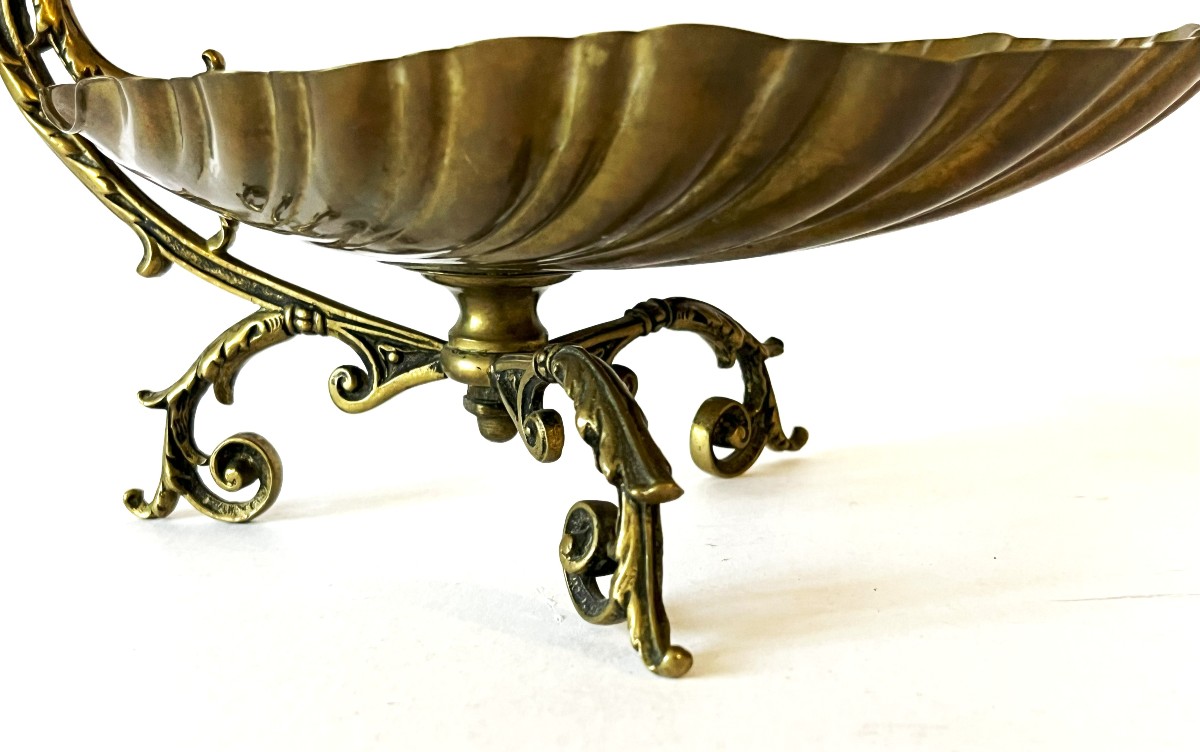 Large Ring Box Or Pocket Emptier With A Bronze Dragon, Napoleon III, 19th Century-photo-2