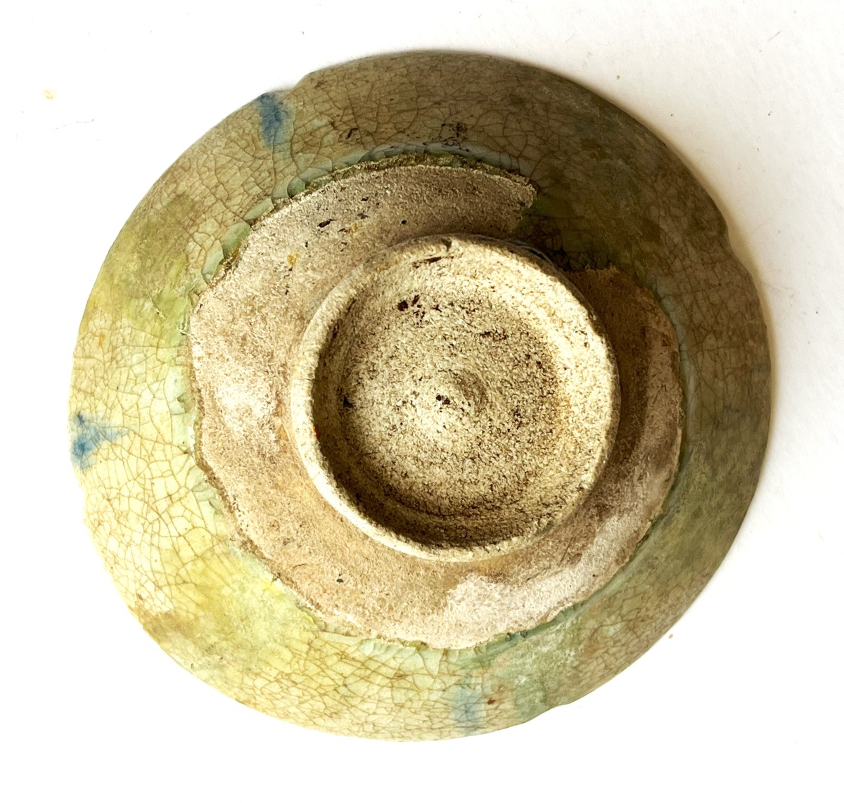 Iran, Persia, 12th/13th Century, Green-glazed Ceramic Cup-photo-4