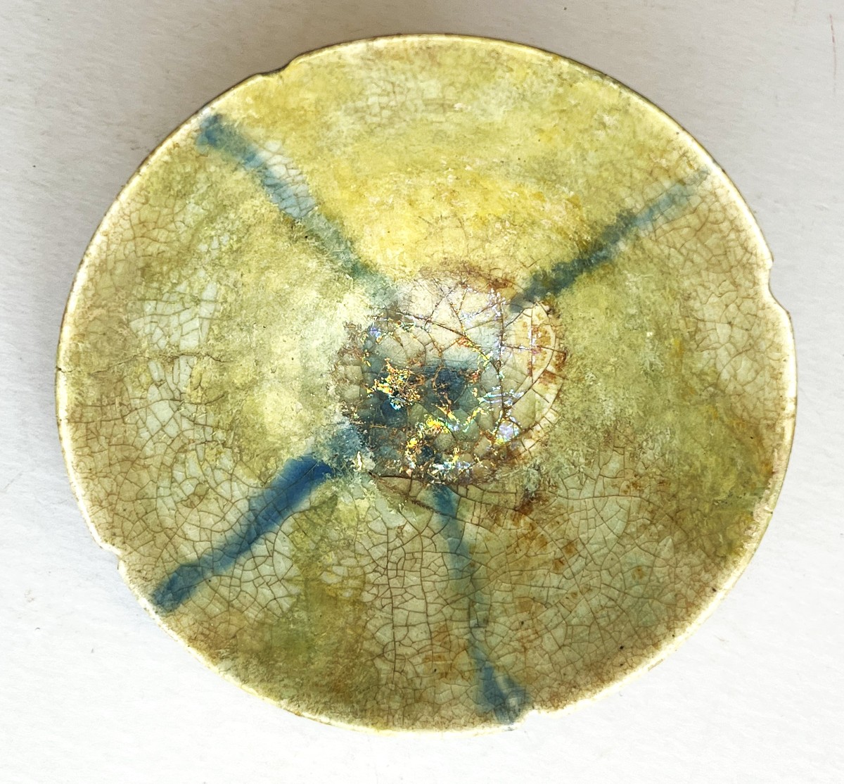 Iran, Persia, 12th/13th Century, Green-glazed Ceramic Cup-photo-1