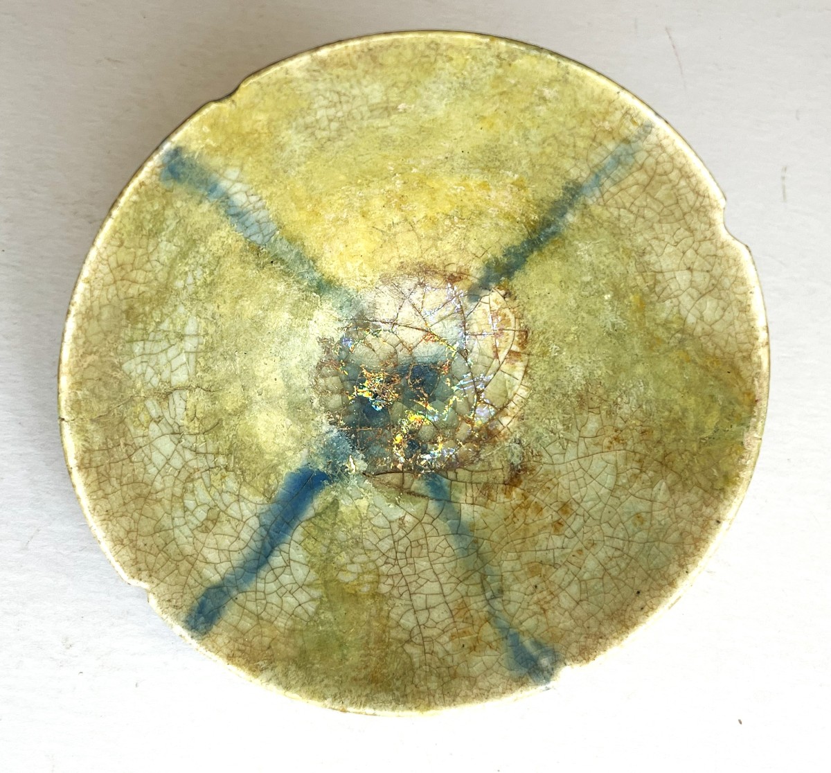 Iran, Persia, 12th/13th Century, Green-glazed Ceramic Cup