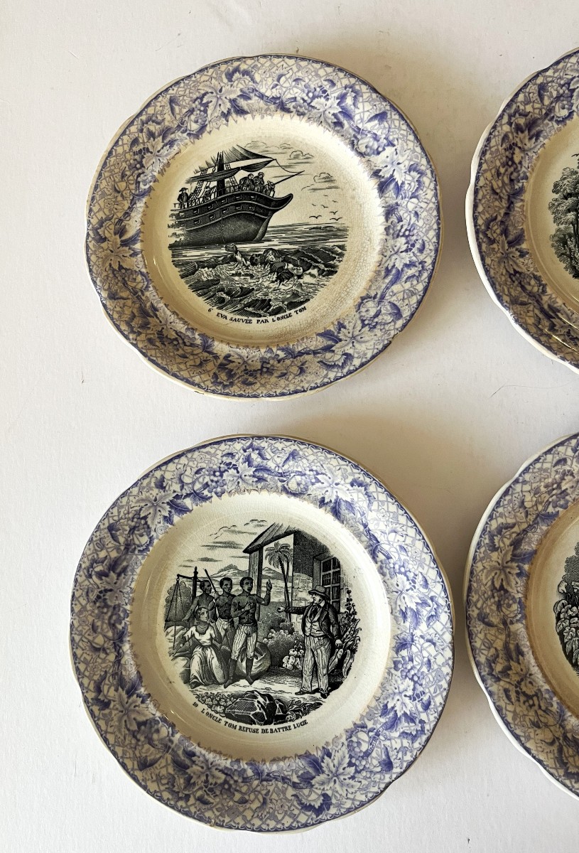 Uncle Tom's Cabin, Hautin And Boulenger In Choisy, 6 Plates-photo-6