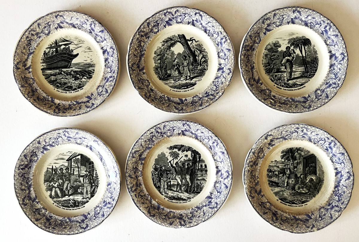 Uncle Tom's Cabin, Hautin And Boulenger In Choisy, 6 Plates